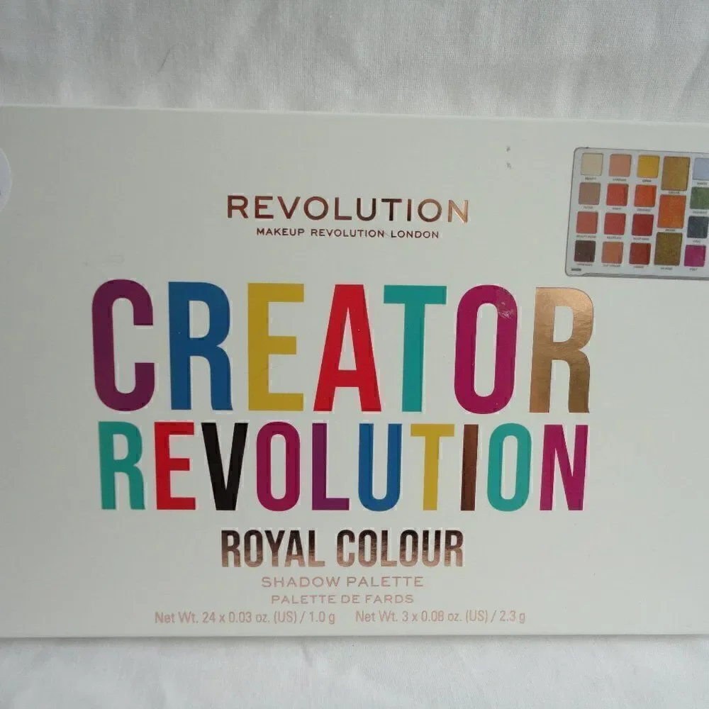 Makeup Revolution Creator Revolution Limitless Eyeshadow Palette Royal Colour